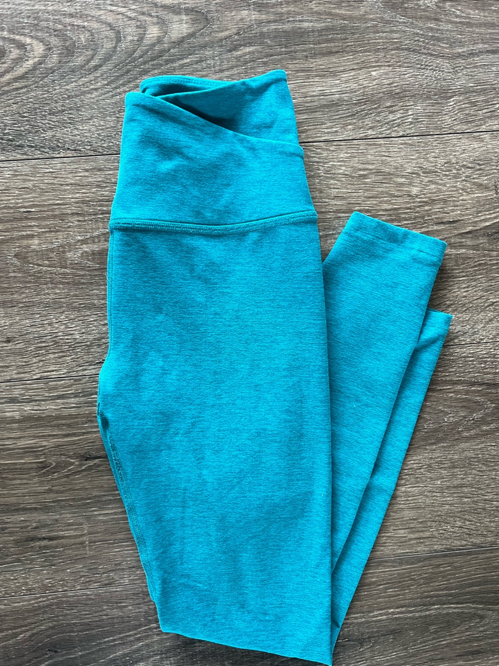 Beyond Yoga Teal Spacedye High Waist Leggings